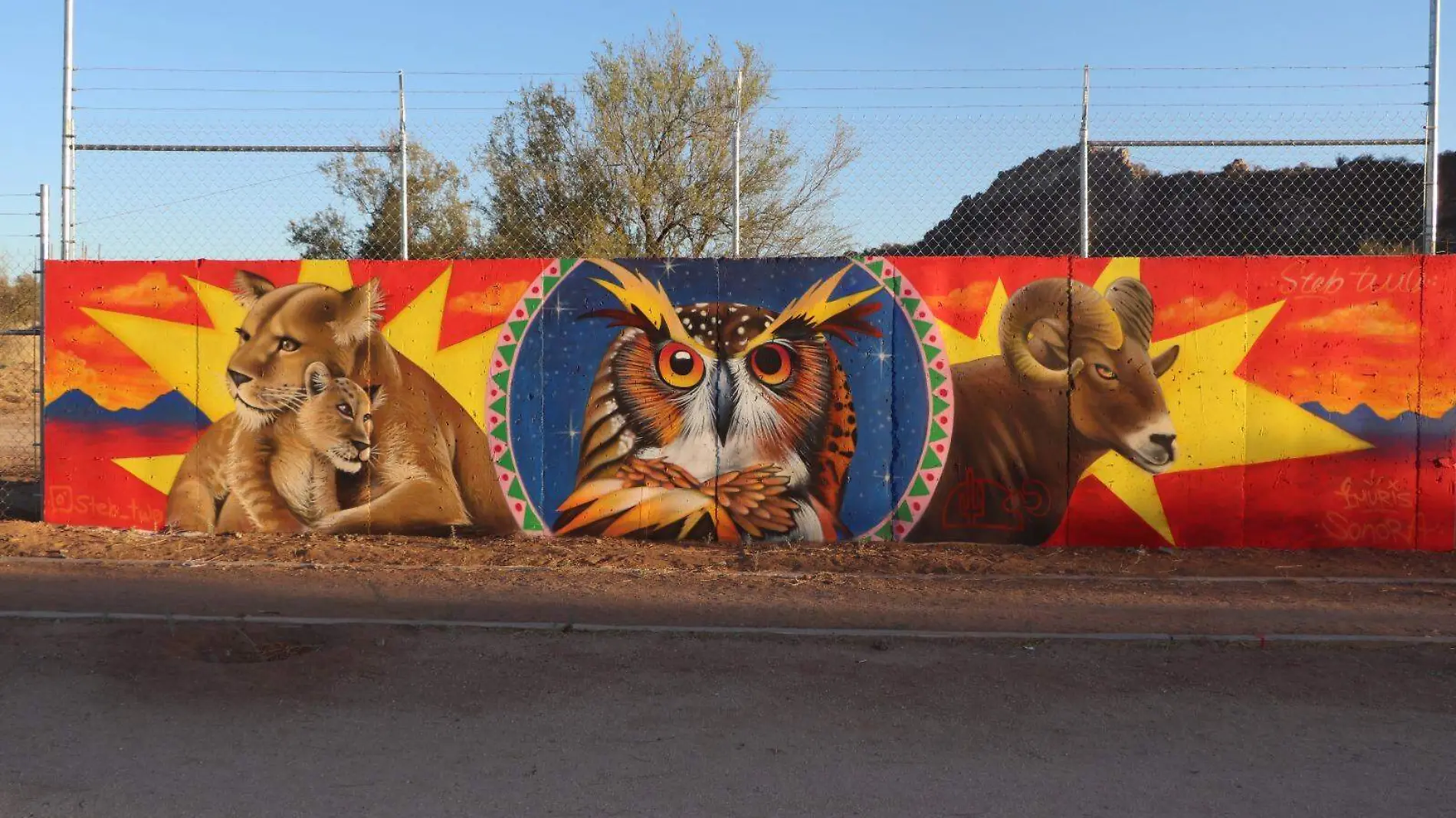 Mural de Omar Guadalupe García Vázquez, segundo lugar